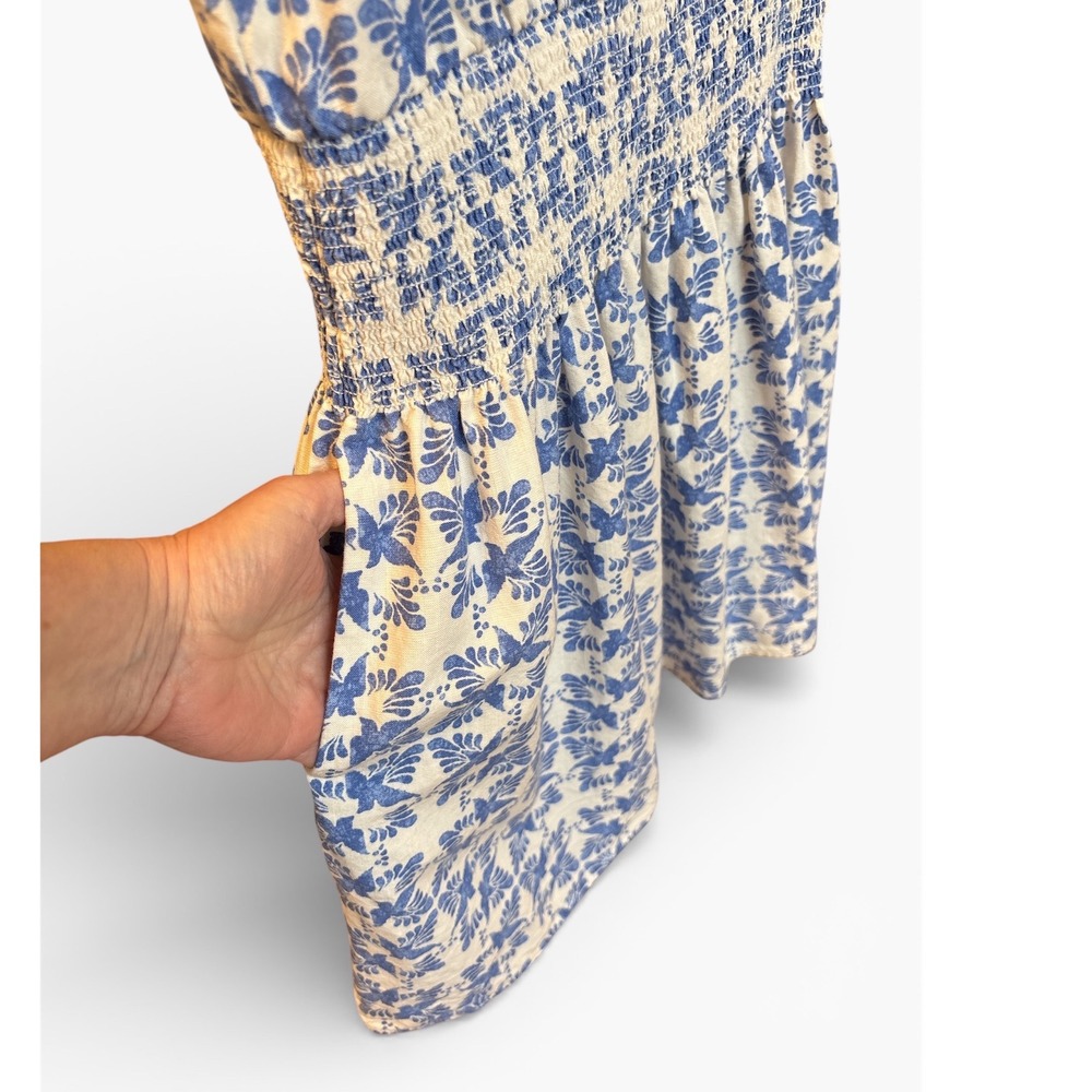 Universal Thread Bird Ikat Print Mini Sundress Iv… - image 4